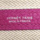 エルメス HERMES ガーデンパーティー PM 36 ローズパープル ネゴンダ トートバッグ シルバー金具 紫 オールレザー