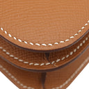 エルメス HERMES コンスタンス3 ミニ ゴールド ヴォーエプソン ショルダーバッグ ゴールド金具 茶