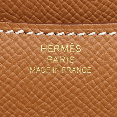 エルメス HERMES コンスタンス3 ミニ ゴールド ヴォーエプソン ショルダーバッグ ゴールド金具 茶