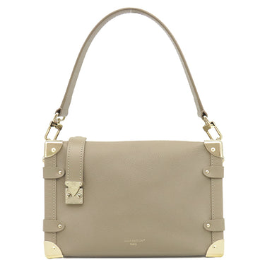 ルイヴィトン LOUIS VUITTON サイドトランク MM M25072 トープ グレインカーフレザー 2WAYバッグ ゴールド金具 ハンドバッグ ショルダー 肩掛け 斜め掛け