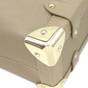 ルイヴィトン LOUIS VUITTON サイドトランク MM M25072 トープ グレインカーフレザー 2WAYバッグ ゴールド金具 ハンドバッグ ショルダー 肩掛け 斜め掛け