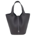エルメス HERMES ピコタンロック 18 PM キャバン トリヨンクレマンス ハンドバッグ シルバー金具 新品 未使用 紺 2026年製