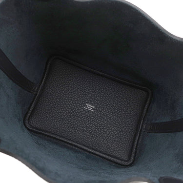 エルメス HERMES ピコタンロック 18 PM キャバン トリヨンクレマンス ハンドバッグ シルバー金具 新品 未使用 紺 2026年製