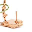 ヴァンクリーフアーペル Van Cleef & Arpels マジックアルハンブラ 2モチーフ VCARP7RQ00 レッド×ローズゴールド K18PG カーネリアン ピアス ピンクゴールド 18K 750 PG カーネリアン