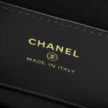 シャネル CHANEL ミニ ホーボーバッグ AP4584 ブラック キャビアスキン ハンドバッグ ゴールド金具 ココマーク ミニバッグ