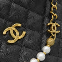 シャネル CHANEL ミニ ホーボーバッグ AP4584 ブラック キャビアスキン ハンドバッグ ゴールド金具 ココマーク ミニバッグ