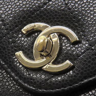 シャネル CHANEL マトラッセ チェーン クラッチ ブラック レザー クラッチバッグ ゴールド金具 ココマーク ショルダー
