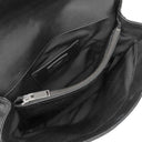 イヴ・サンローラン Yves Saint Laurent クラシック モノグラム ブラック レザー 2WAYバッグ シルバー金具 YSL カサンドラ Vステッチ ハンドバッグ リカラーあり