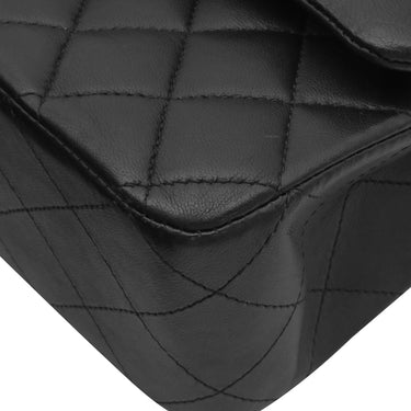 シャネル CHANEL マトラッセ25 ダブルフラップ A01112 ブラック ラムスキン ショルダーバッグ ゴールド金具 チェーンショルダー