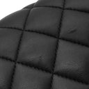 シャネル CHANEL マトラッセ25 ダブルフラップ A01112 ブラック ラムスキン ショルダーバッグ ゴールド金具 チェーンショルダー
