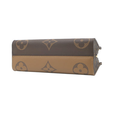 ルイヴィトン LOUIS VUITTON オンザゴーEW M46653 モノグラムジャイアント×モノグラムリバース モノグラムキャンバス モノグラムリバースキャンバス 2WAYバッグ ゴールド金具 ハンドバッグ ショルダー