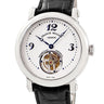 腕時計 フランクミュラー FRANCK MULLER ラウンド トゥールビヨン 7008 T 手巻き メンズ Pt950無垢 プラチナ ホワイト 青針 アラビア