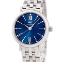 腕時計 IWC IWC ポートフィノ オートマティック 34 IW357413 自動巻き レディース 未使用 純正ダイヤ ブルー バー ローマン