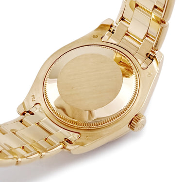 腕時計 ロレックス ROLEX デイトジャスト パールマスター 34 81158G Z番 自動巻き メンズ Z番 K18YG無垢 純正ダイヤ ホワイト 白