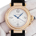 腕時計 カルティエ Cartier パシャ ドゥ カルティエ WJPA0020 自動巻き レディース K18RG無垢 純正ダイヤ グリッド ギョーシェ
