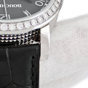 腕時計 ブシュロン BOUCHERON パナム クロノグラフ WA010211 自動巻き メンズ 純正ダイヤ グレー デイト スモールセコンド