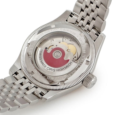 腕時計 オリス ORIS ビッグクラウン ポインターデイト 01 754 7679 4364-07 8 20 32 自動巻き メンズ OH済 黒 ローズゴールドPVD