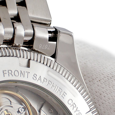 腕時計 オリス ORIS ビッグクラウン ポインターデイト 01 754 7679 4364-07 8 20 32 自動巻き メンズ OH済 黒 ローズゴールドPVD