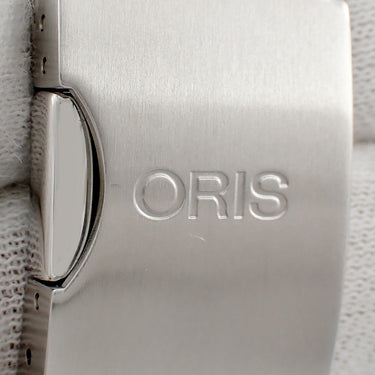腕時計 オリス ORIS ビッグクラウン ポインターデイト 01 754 7679 4364-07 8 20 32 自動巻き メンズ OH済 黒 ローズゴールドPVD