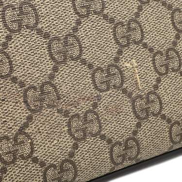 グッチ GUCCI GGスプリーム スモール 409534 ベージュ×ブラウン GGスプリームキャンバス レザー 2WAYバッグ ゴールド金具 ハンドバッグ ショルダー