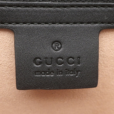 グッチ GUCCI シルヴィ スモール 524405 ブラック ベルベット パテントレザー ショルダーバッグ ゴールド金具 シェリーライン