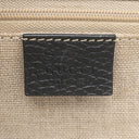 グッチ GUCCI インターロッキングG 510303 ブラック レザー ショルダーバッグ ゴールド金具 ダブルG チェーンバッグ