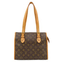 ルイヴィトン LOUIS VUITTON ポパンクール オ M40007 モノグラム モノグラムキャンバス トートバッグ ゴールド金具 茶 肩掛け ショルダー