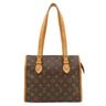 ルイヴィトン LOUIS VUITTON ポパンクール オ M40007 モノグラム モノグラムキャンバス トートバッグ ゴールド金具 茶 肩掛け ショルダー
