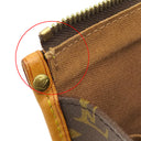 ルイヴィトン LOUIS VUITTON ポパンクール オ M40007 モノグラム モノグラムキャンバス トートバッグ ゴールド金具 茶 肩掛け ショルダー