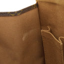 ルイヴィトン LOUIS VUITTON ポパンクール オ M40007 モノグラム モノグラムキャンバス トートバッグ ゴールド金具 茶 肩掛け ショルダー
