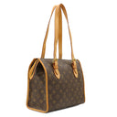 ルイヴィトン LOUIS VUITTON ポパンクール オ M40007 モノグラム モノグラムキャンバス トートバッグ ゴールド金具 茶 肩掛け ショルダー