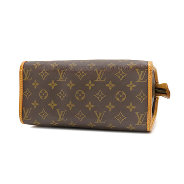 ルイヴィトン LOUIS VUITTON ポパンクール オ M40007 モノグラム モノグラムキャンバス トートバッグ ゴールド金具 茶 肩掛け ショルダー