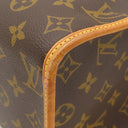 ルイヴィトン LOUIS VUITTON ポパンクール オ M40007 モノグラム モノグラムキャンバス トートバッグ ゴールド金具 茶 肩掛け ショルダー