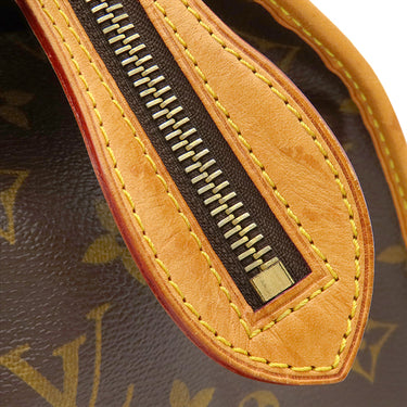 ルイヴィトン LOUIS VUITTON ポパンクール オ M40007 モノグラム モノグラムキャンバス トートバッグ ゴールド金具 茶 肩掛け ショルダー