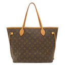 ルイヴィトン LOUIS VUITTON ネヴァーフルMM M40995 モノグラム モノグラムキャンバス トートバッグ ゴールド金具 茶 ベージュ トート A4