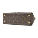 ルイヴィトン LOUIS VUITTON Vトート BB M44520 クレーム モノグラムキャンバス レザー 2WAYバッグ ゴールド金具 茶 白 ハンドバッグ ショルダーバッグ