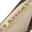 ルイヴィトン LOUIS VUITTON Vトート BB M44520 クレーム モノグラムキャンバス レザー 2WAYバッグ ゴールド金具 茶 白 ハンドバッグ ショルダーバッグ