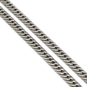 喜平 KIHEI pt850 50.5cm 11.1g 6面 ダブル W プラチナシルバー Pt850 ネックレス 造幣局検定マーク ※ショッピングローン対応していません。