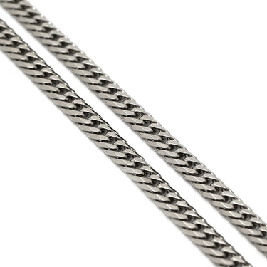 喜平 KIHEI pt850 50.5cm 11.1g 6面 ダブル W プラチナシルバー Pt850 ネックレス 造幣局検定マーク ※ショッピングローン対応していません。