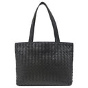 ボッテガヴェネタ BOTTEGA VENETA イントレチャート トート ブラック レザー トートバッグ 黒 A4 大容量 メタルフック付き