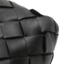 ボッテガヴェネタ BOTTEGA VENETA イントレチャート トート ブラック レザー トートバッグ 黒 A4 大容量 メタルフック付き