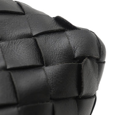 ボッテガヴェネタ BOTTEGA VENETA イントレチャート トート ブラック レザー トートバッグ 黒 A4 大容量 メタルフック付き