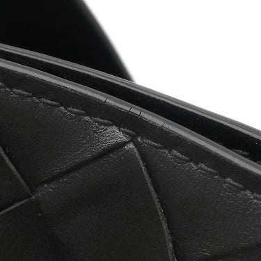 ボッテガヴェネタ BOTTEGA VENETA イントレチャート トート ブラック レザー トートバッグ 黒 A4 大容量 メタルフック付き