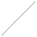 喜平 KIHEI PT1000 17.9cm 3.7g 12面 ダブル Ｗ プラチナシルバー Pt1000 ブレスレット ※ショッピングローン対応していません