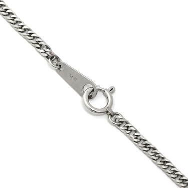 喜平 KIHEI PT1000 17.9cm 3.7g 12面 ダブル Ｗ プラチナシルバー Pt1000 ブレスレット ※ショッピングローン対応していません