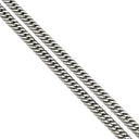 喜平 KIHEI Pt1000 51.1cm 10.6g 12面ダブル W プラチナシルバー Pt1000 ネックレス 造幣局検定マーク ※ショッピングローン対応していません