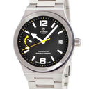 腕時計 チュードル TUDOR ノースフラッグ 91210N I番 自動巻き メンズ 未使用 I番 黒 デイト パワーリザーブインジケーター チューダー