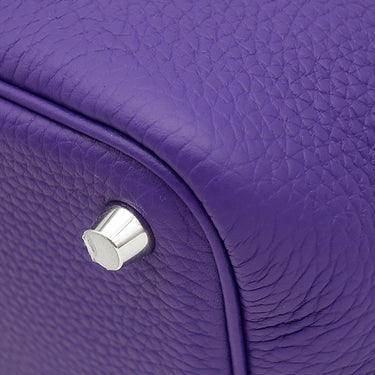 エルメス HERMES ピコタンロック 18 PM パープル トリヨンクレマンス ハンドバッグ シルバー金具 新品 未使用 紫 2026年製
