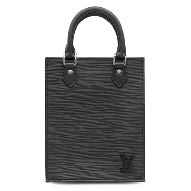 ルイヴィトン LOUIS VUITTON プティット サックプラ M69441 ノワール エピレザー 2WAYバッグ シルバー金具 ミニバック ショルダー 黒