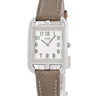 腕時計 エルメス HERMES ケープコッド PM CC1.210 クオーツ レディース スクエア シルバー アラビア